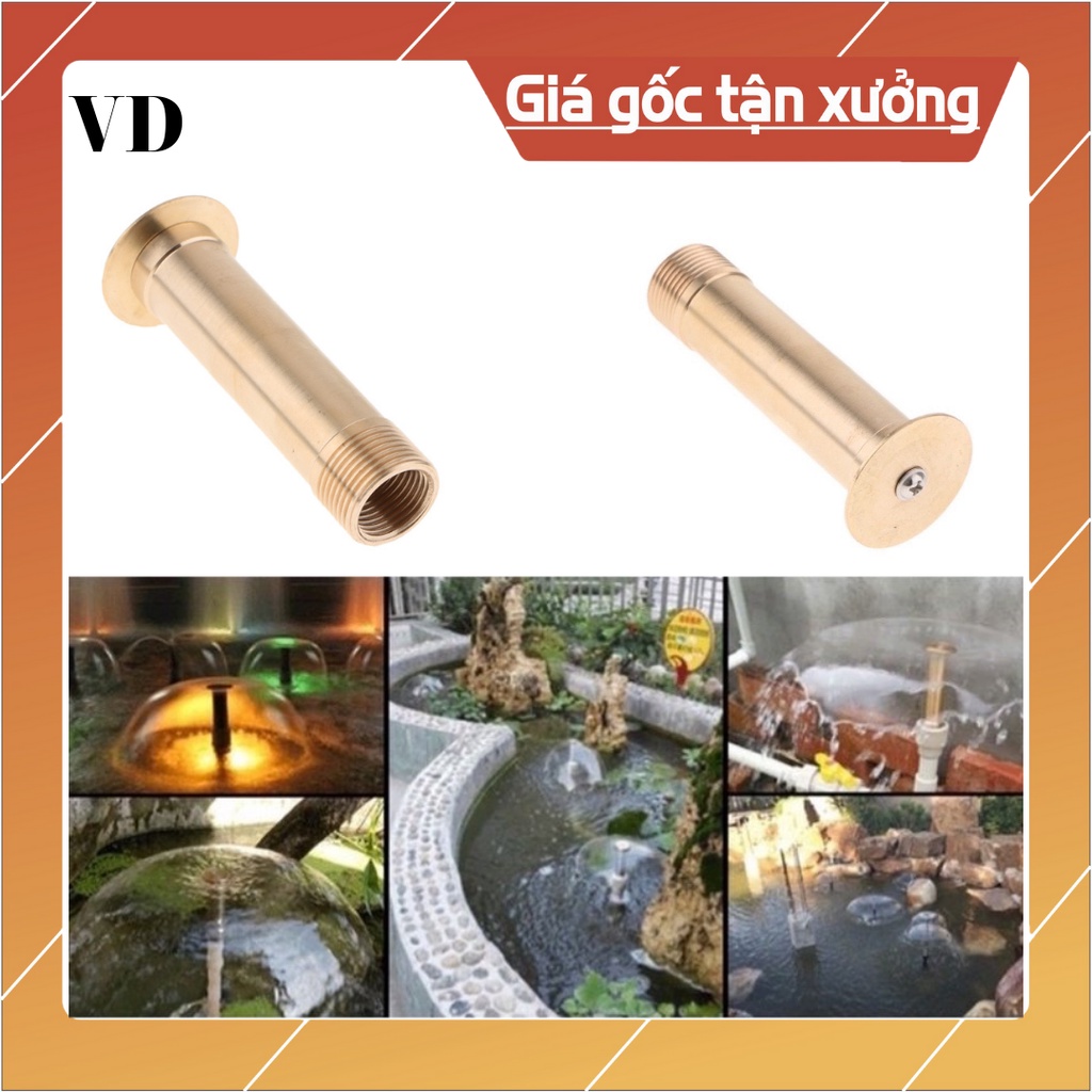 Đầu phun nước nghệ thuật hình nấm phi 21mm