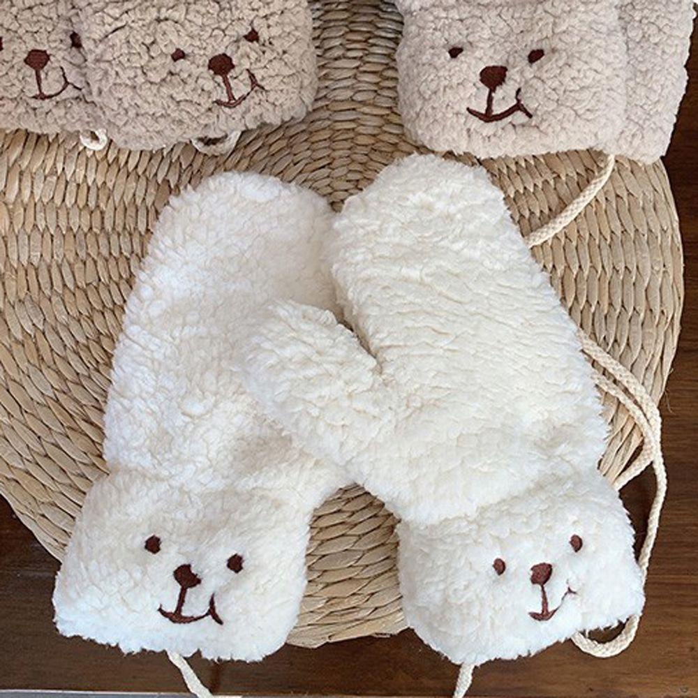 MXGOODS Găng Tay Mùa Đông Dày Dặn Ấm Áp Chống Gió Hở Ngón Cho Nữ