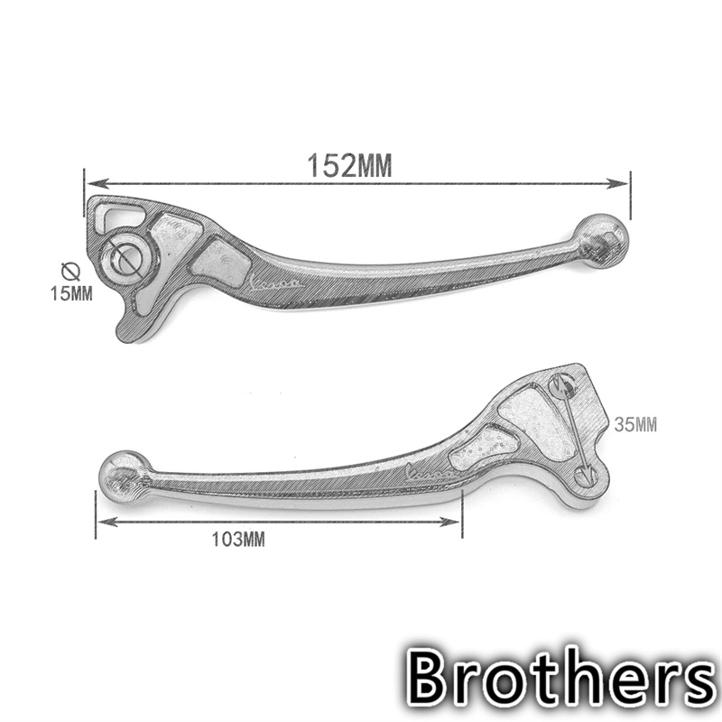 Cần gạt phanh tay lái CNC chuyên dụng cho xe máy Vespa Gts300 250 Gtv S150 Lx150 Primavera 150 Sprint 150