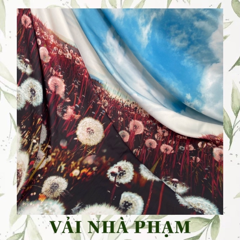 LỤA LATINH HOA CHÂN IN THEO KHOANG (1.3m x 1.5m) - VẢI NHÀ PHẠM