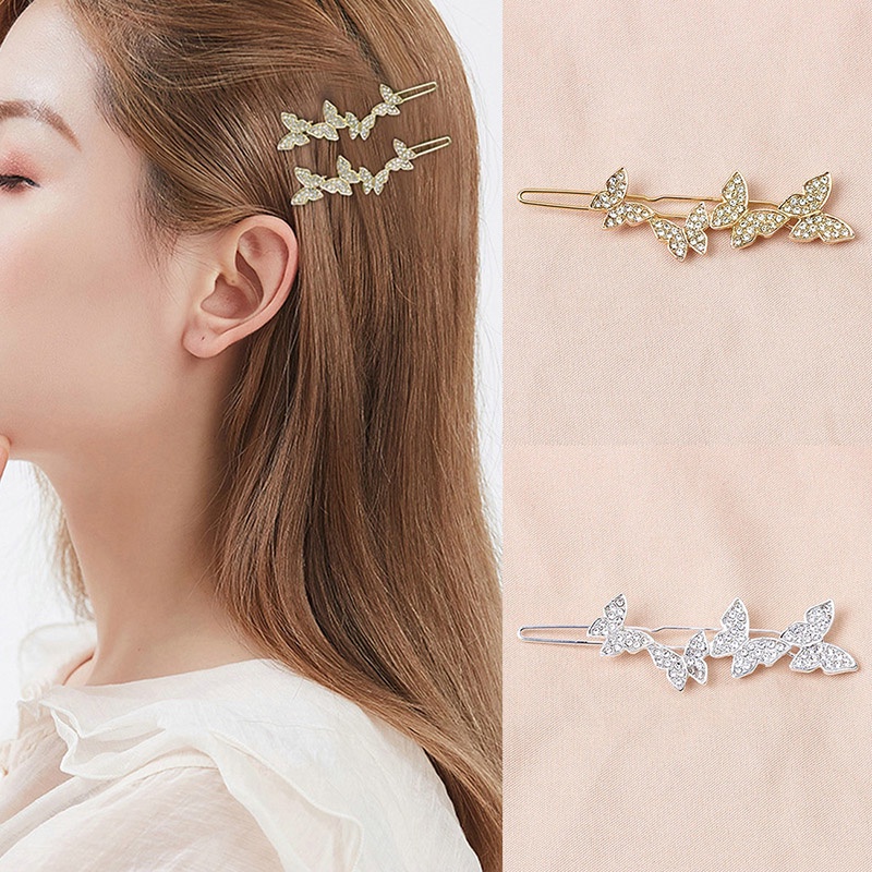 Kẹp Tóc Đính Đá Thời Trang Nữ Tính