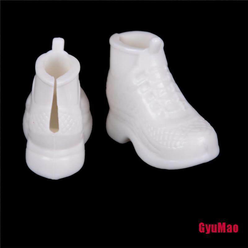 Set 10 Đôi Giày Thể Thao Trắng Xinh Xắn Cho Búp Bê