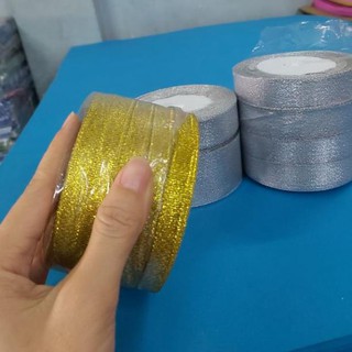 Ruy băng kim tuyến bán lẻ 1m bản 1cm-2cm-4cm