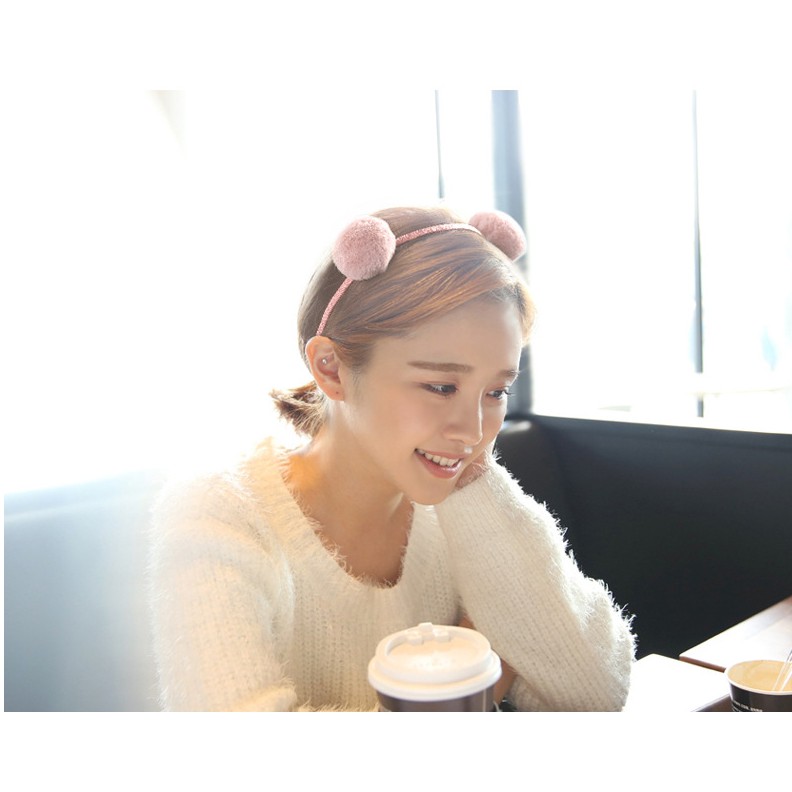 Bờm cài tóc nữ, bờm tóc rửa mặt hình tai gấu tai thỏ xinh xắn phong cách thời trang Hàn Quốc B08 - VHT SHOP