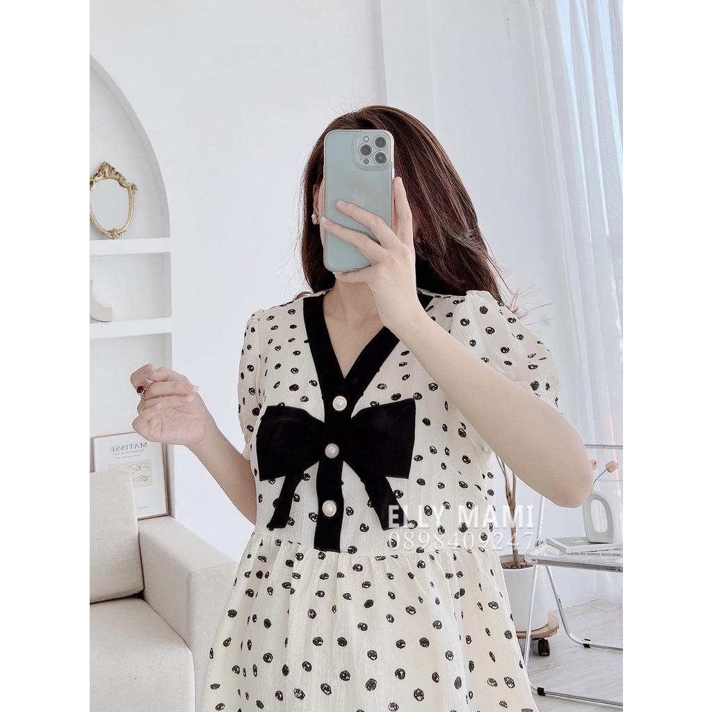 ( 40kg - 95kg ) Áo Bầu , Bigsize Nhiều Màu Nơ Ngọc Tiểu Thư Mặc Thoải Mái Suốt Thai Kì &amp; Sau Sinh Thiết Kế Cao Cấp