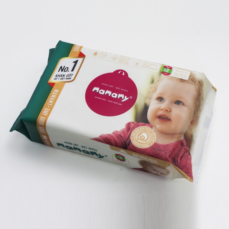 Khăn ướt Mamamy - mamamy tropical 60/80/90/100 tờ có nắp  không mùi, có mùi cho bé