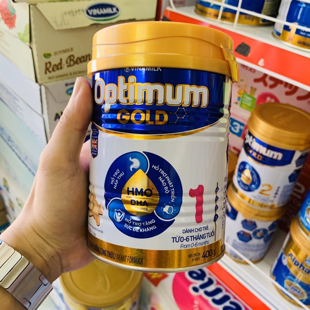 Sữa bột Vinamilk Optimum Gold 1 & Gold 2 400G