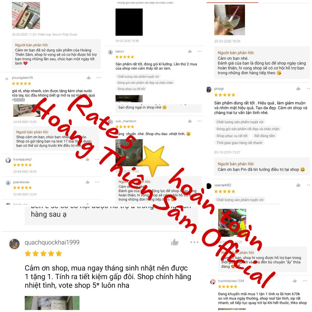 Combo Dưỡng Hoàng Thiên Sâm (Serum Dưỡng 30ml và Bột Rửa Mặt Thảo Dược 100g) | BigBuy360 - bigbuy360.vn