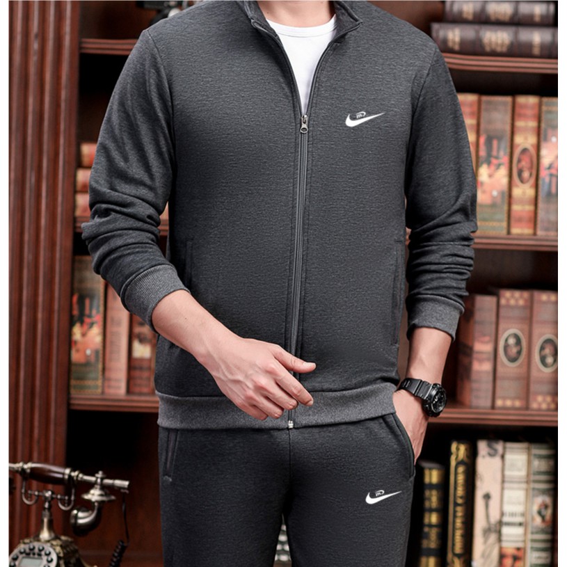 Bộ Đồ Thể Thao Áo Khoác Hoodie Phối Quần Dài Thiết Kế Cá Tính Cho Nam | BigBuy360 - bigbuy360.vn