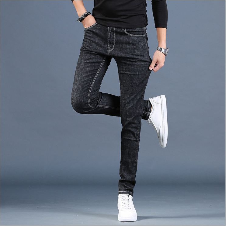 Quần jean nam co giãn VNXK33TF chất bò ống côn