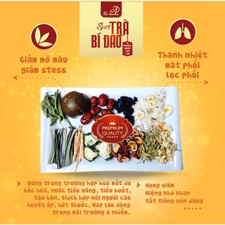 SET TRÀ SÂM BÍ ĐAO HẠT CHIA