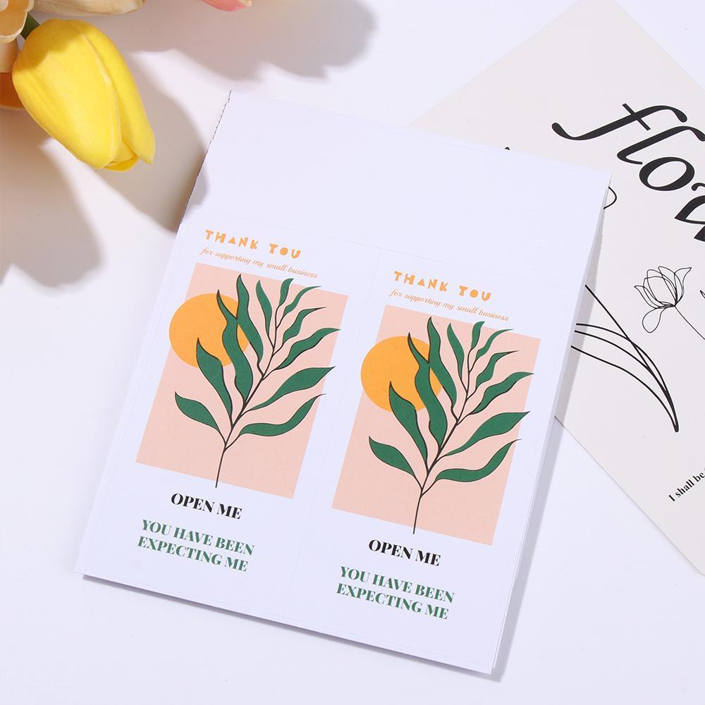 50 Miếng Dán Chữ Thank You 5 * 10cm Quà Tặng Xinh Xắn