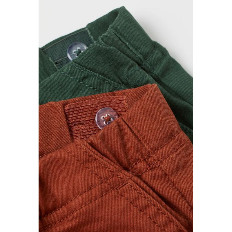 Set 2 quần jeans mềm bé trai H.M US A.uth size 9/12m đến 3/4y