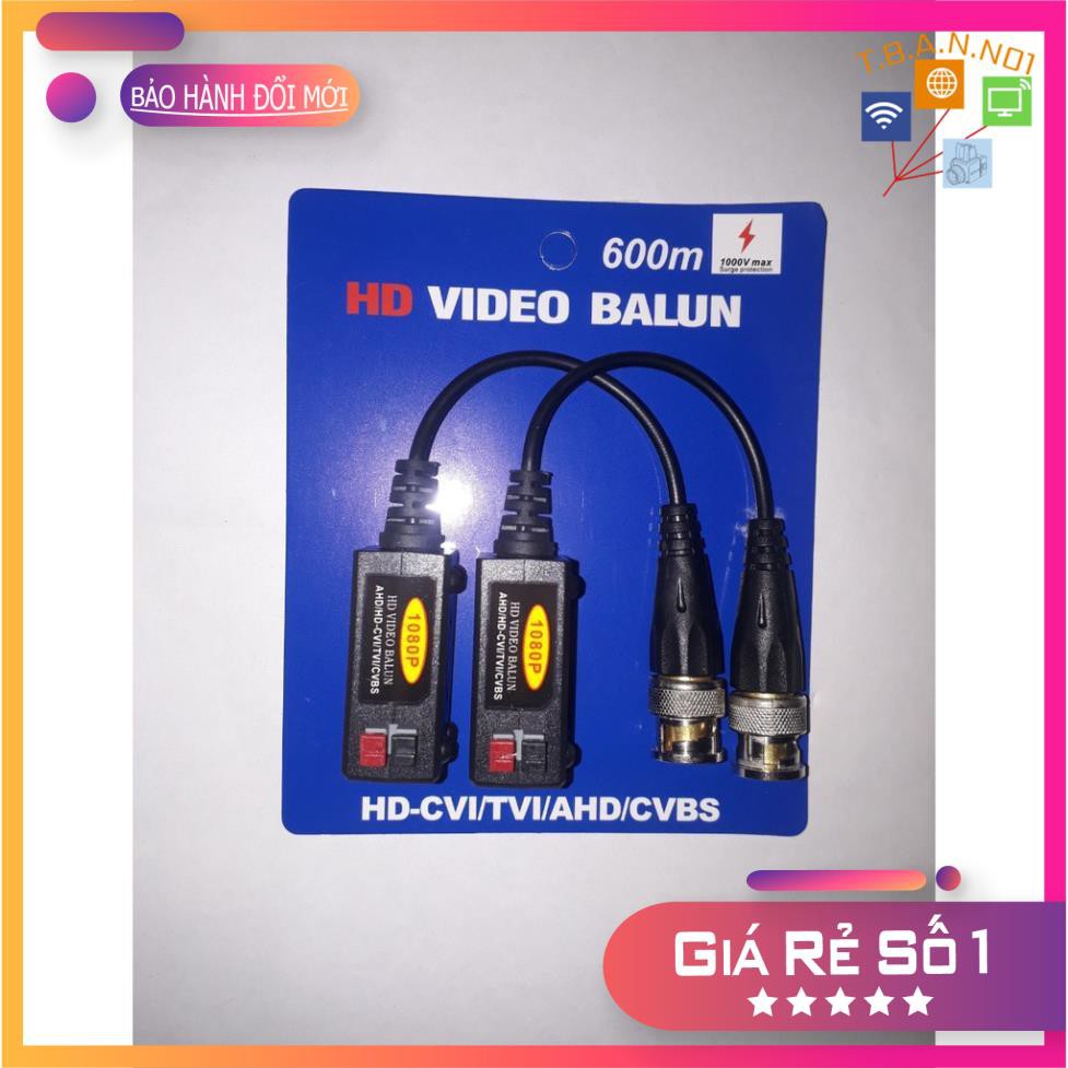 Video balun 2Mp 600M chống sét