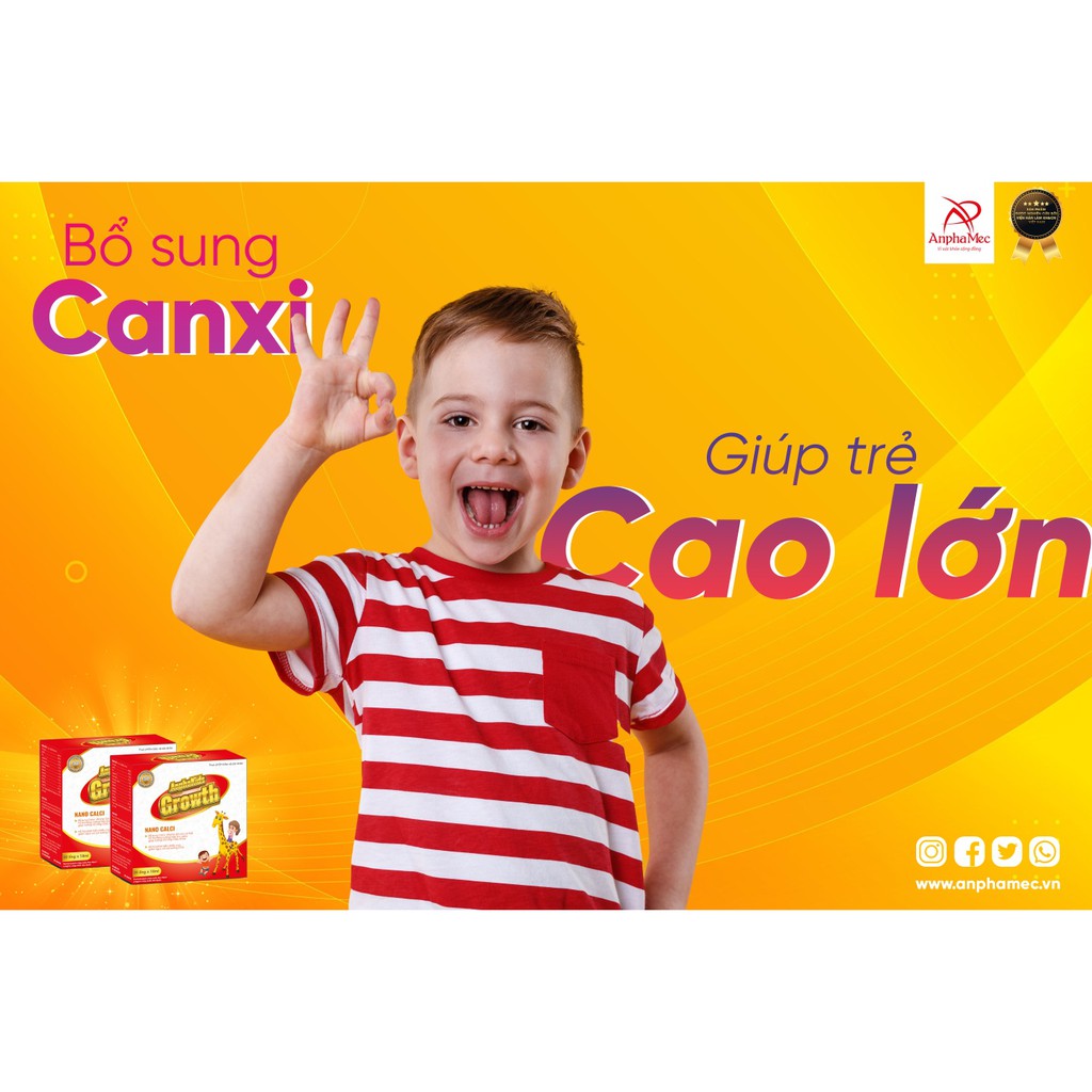 Nano Canxi AnphaKids Growth [Viện Hàn Lâm]