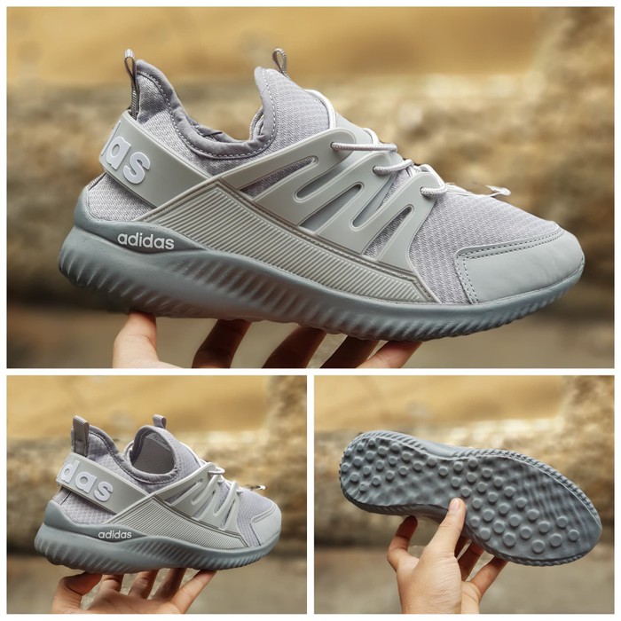 Giày Thể Thao Adidas Alphabounce Tubular Xám Full 37-4 45tly