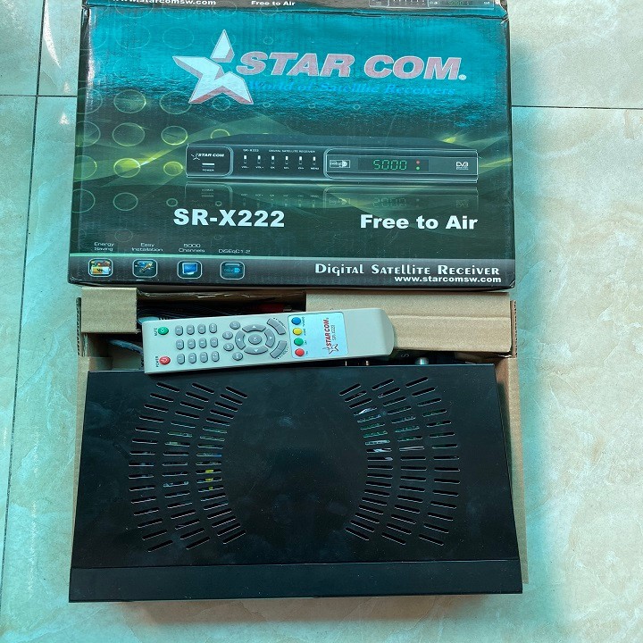 Đầu thu test sóng vệ tinh STARCOM