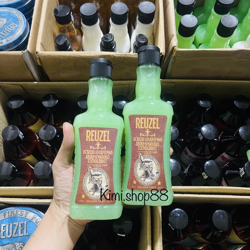 DẦU GỘI LÀM SẠCH SÂU - TẨY TẾ BÀO CHẾT - KHỬ DẦU - REUZEL SCRUB SHAMPOO