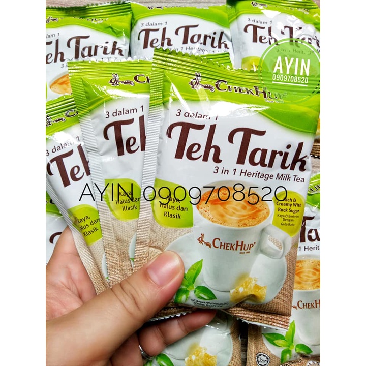 Gói lẻ - Trà Sữa Chek Hup Teh Tarik Rich & Creamy 3 in 1 Malaysia