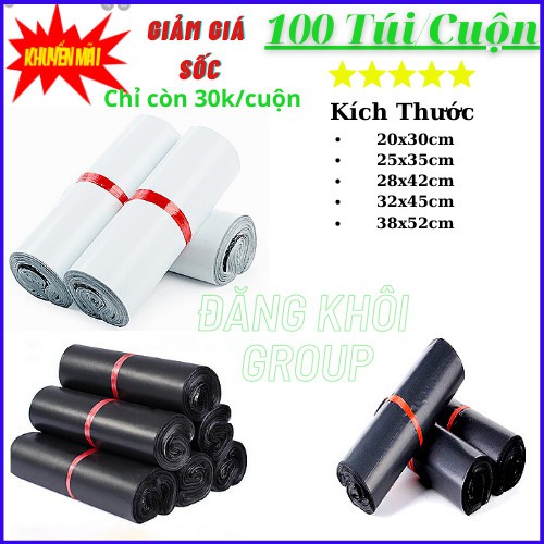 Túi Niêm Phong Đóng Gói Hàng Kích Thước 20x30 Quy Cách 100c/Cuộn