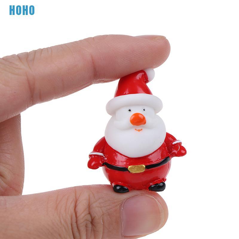 Mô Hình Ông Già Noel / Người Tuyết Bằng Nhựa Dùng Trang Trí Tiểu Cảnh