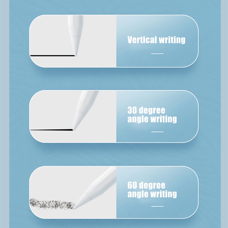 Dllencase Bút cảm ứng cho For iPad Pencil 2 1 Pro 11 12.9 Air 4 7th 8th Mini 5 A144