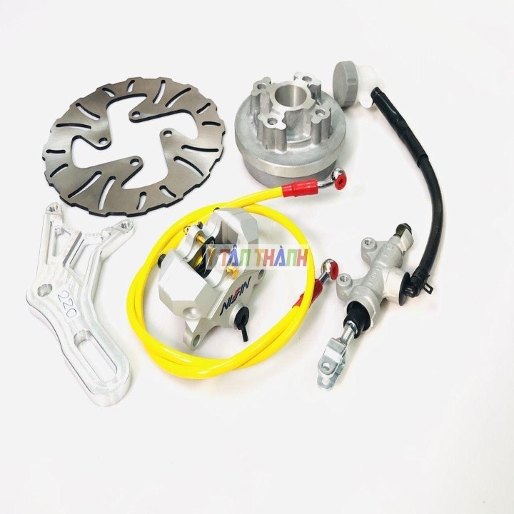 Bộ Đĩa Sau Wave Heo Rembo Xám Đĩa 220Mm V2 MS1265