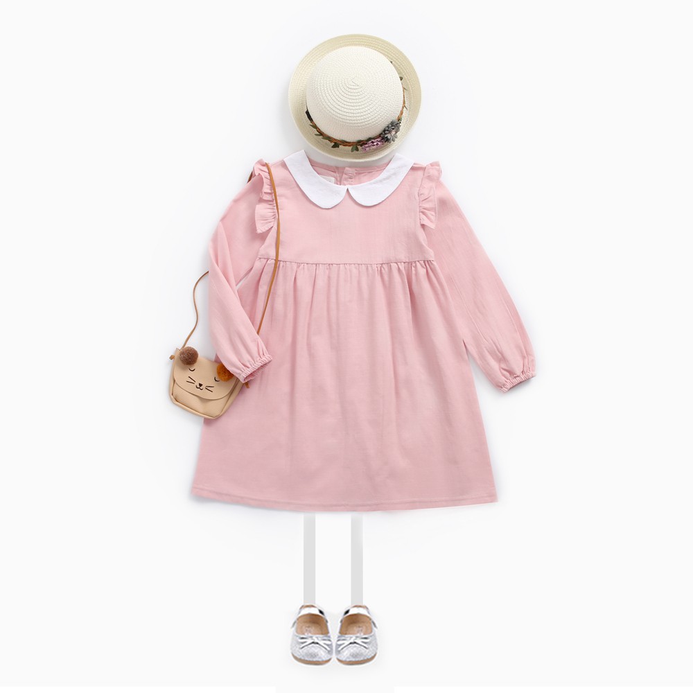 Đầm Sanlutoz Màu Hồng Dành Cho Bé Gái