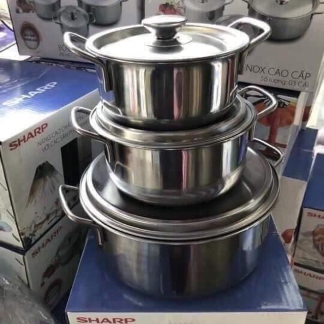 Bộ nồi sharp 3