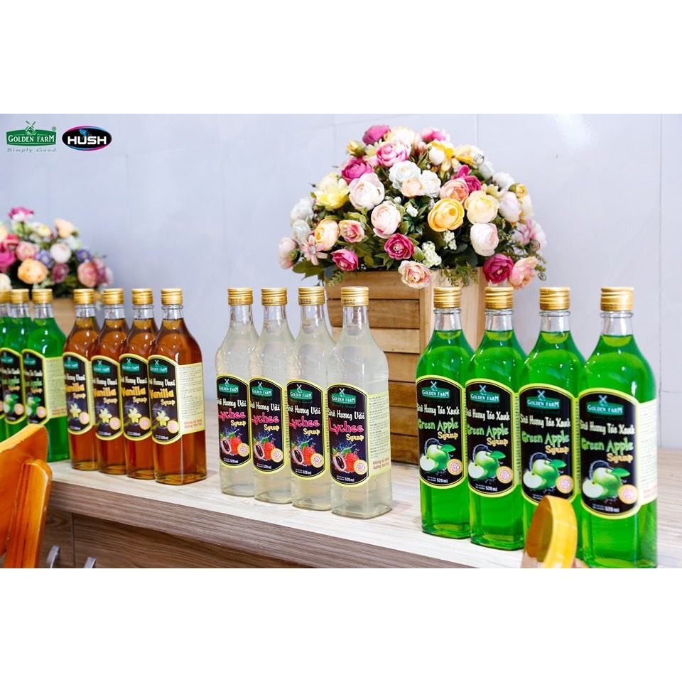 Siro Golden Farm chai miễng 520ml