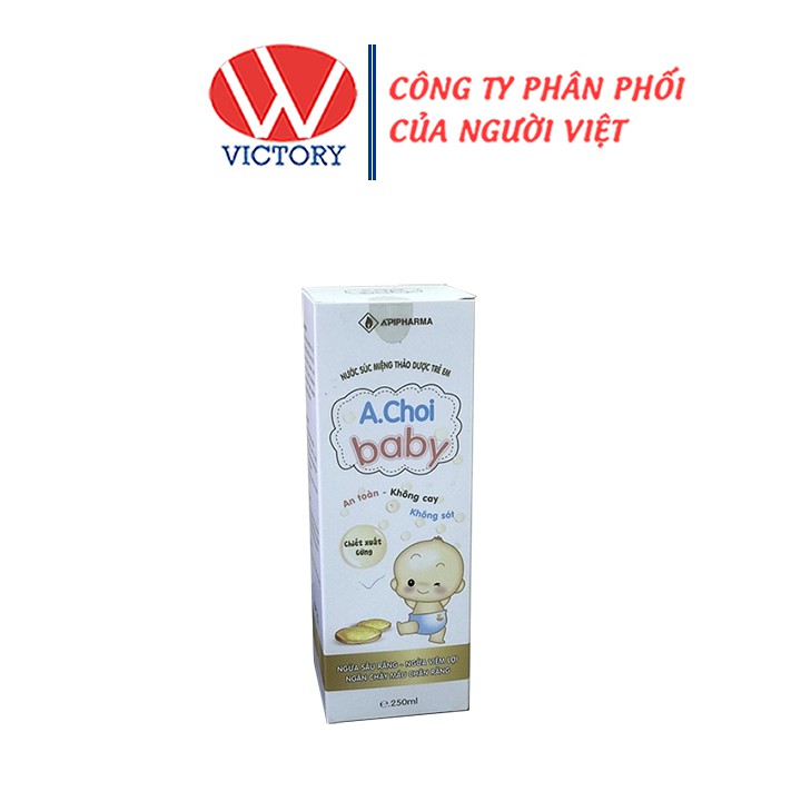 Nước Súc Miệng Thảo Dược AChoi Baby 250ml