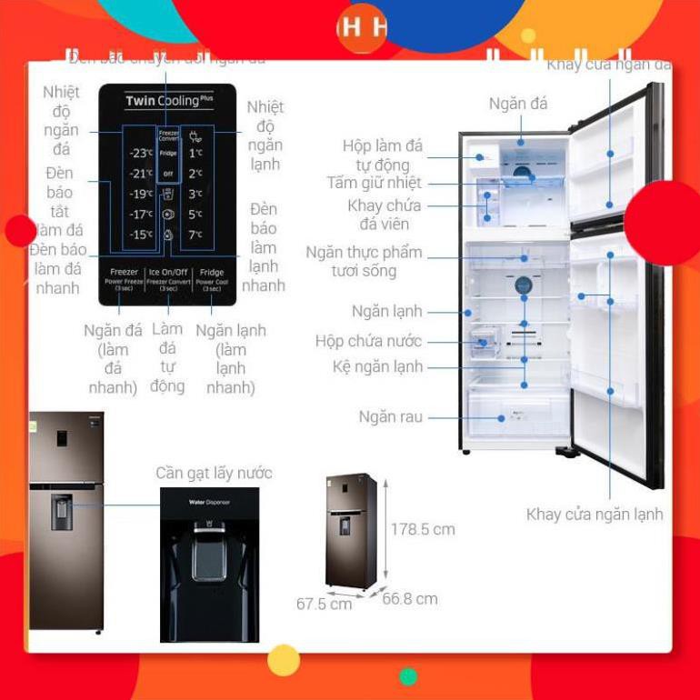 [ VẬN CHUYỂN MIỄN PHÍ KHU VỰC HÀ NỘI ] Tủ lạnh Samsung inverter 380 lít RT38K5982DX/SV - [ Bmart247 ] 24h