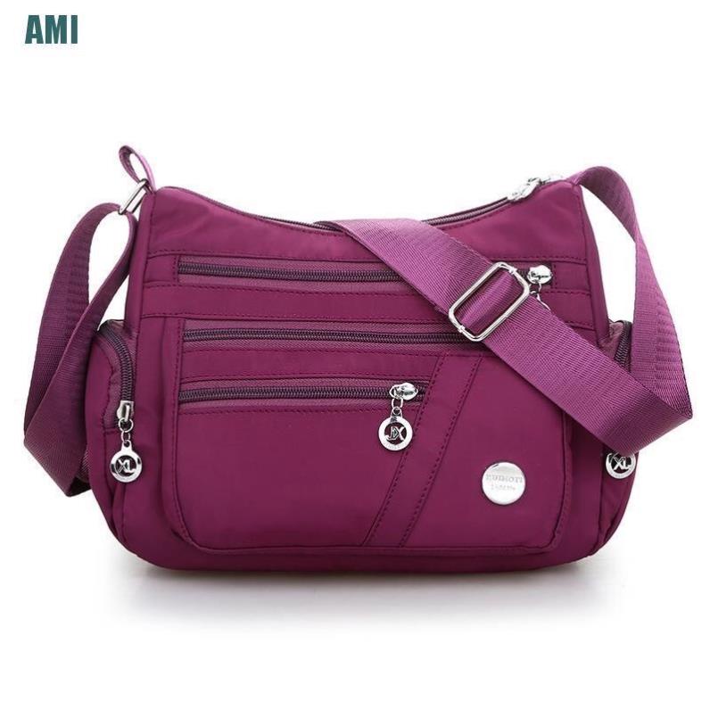 Túi Xách Đeo Chéo Nữ Vải Dù Sz 28cm To Rộng Nhiều Ngăn Chống Thấm Cao Cấp Rẻ Đẹp - A&ESHOP 8989079