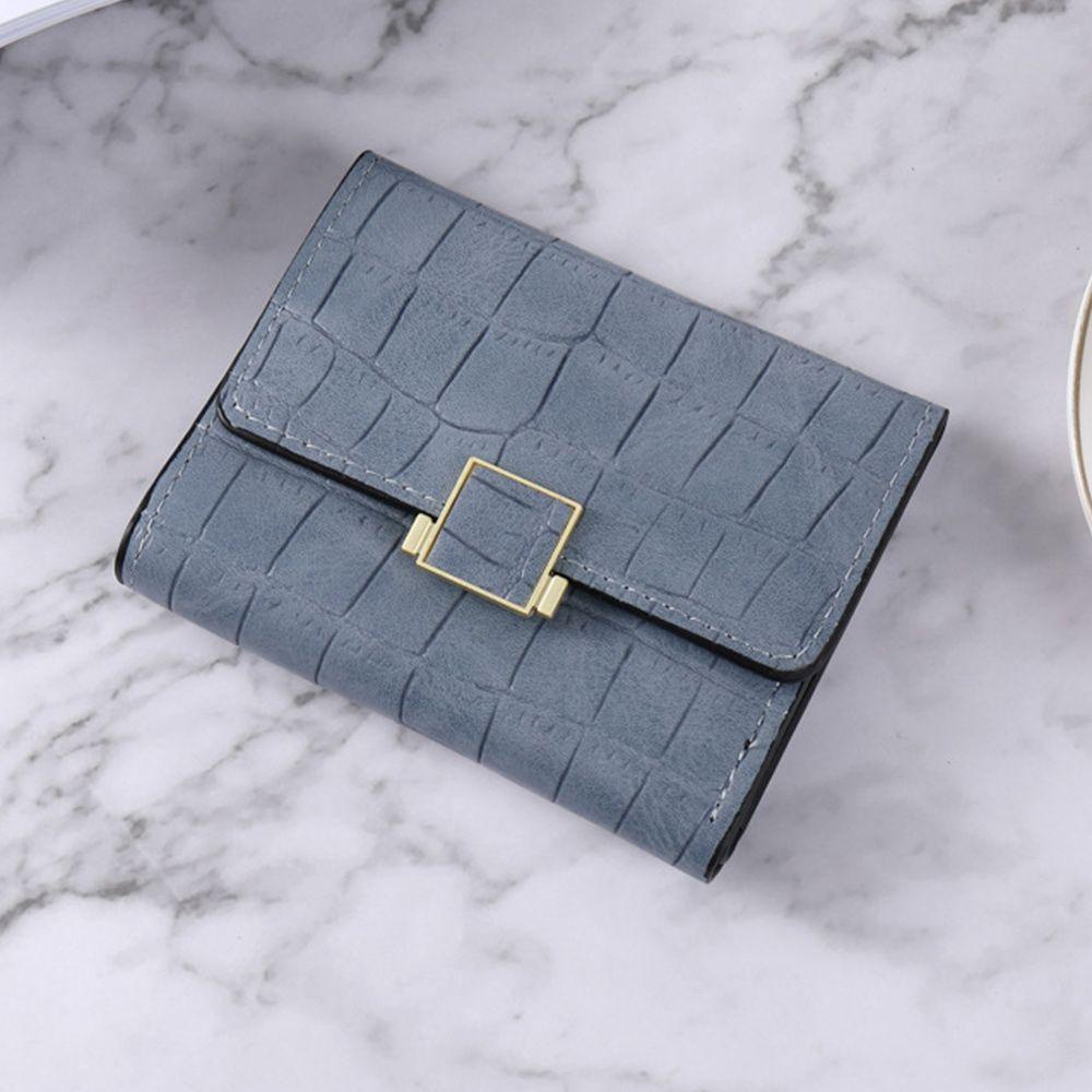 Ví Da PU Dáng Ngắn Thiết Kế Đơn Giản Cho Nữ