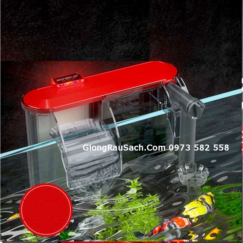 Máy Lọc Thác Nước Bể Cá Mini Có Đèn Báo Bị Tắc XP 13D Công Suất 4.8W Dùng Bể Dưới 70L