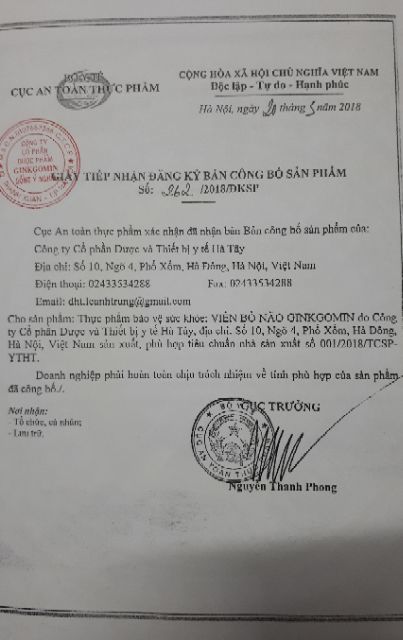 Viên Bổ Não GINKGOMIN
