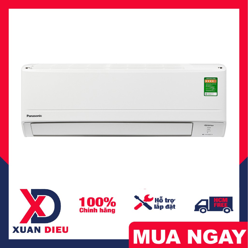 Máy lạnh Panasonic Inverter 1.5 HP CU/CS-WPU12WKH-8M -ion lọc không khí, hút ẩm,Làm lạnh nhanh, giao miễn phí HCM