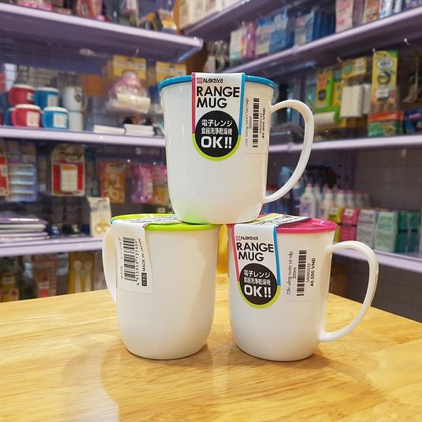 Đồ dùng ăn dặm  𝑭𝒓𝒆𝒆𝒔𝒉𝒊𝒑  Cốc uống nước có nắp 300ml nội địa Nhật Bản