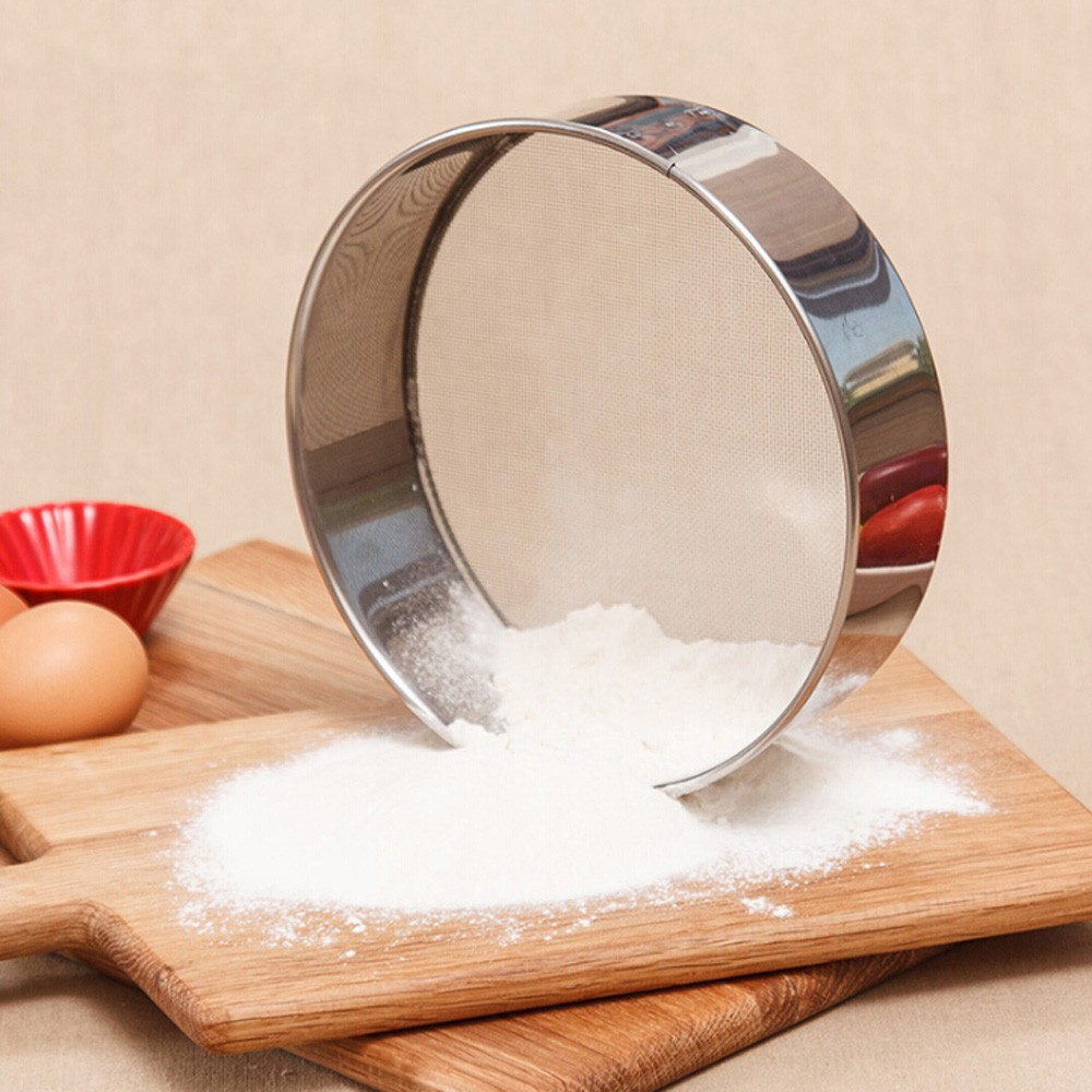 Cake Baking Tools Stainless Steel Kitchen Supplies Strainer Flour Sieve