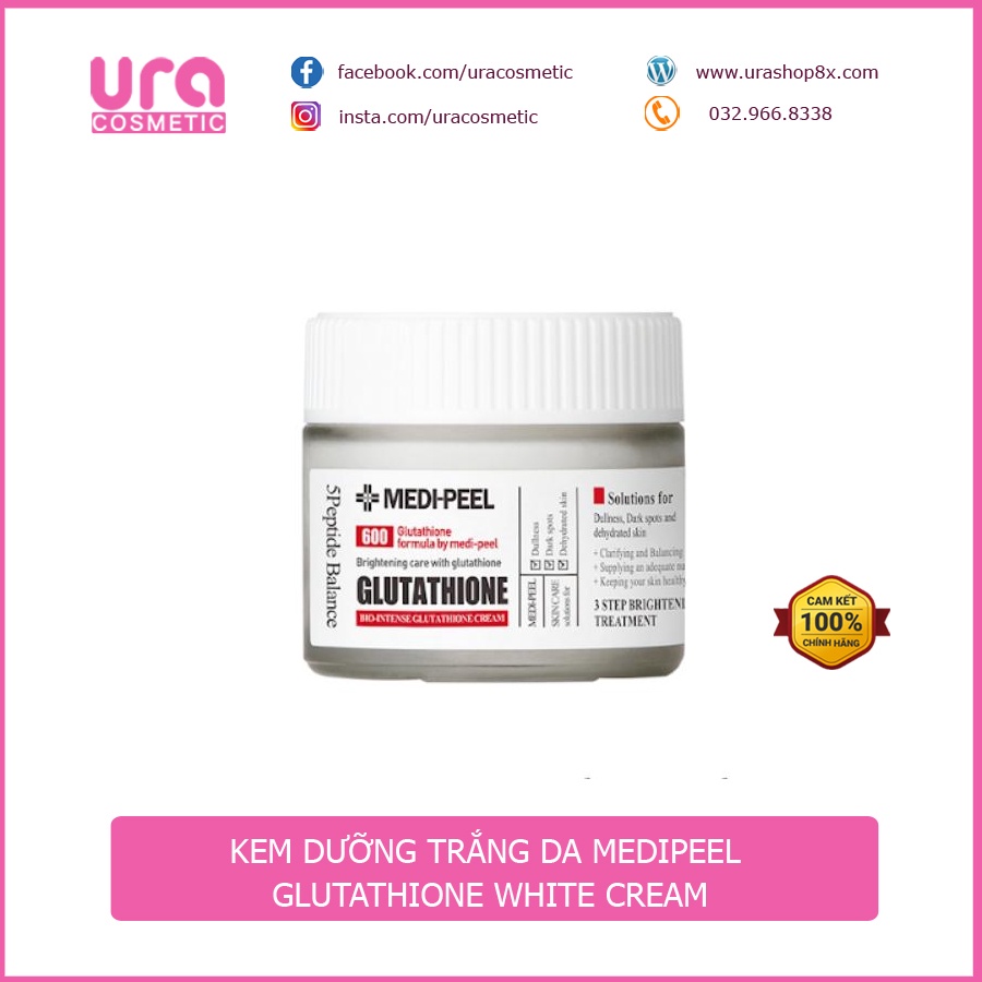 Kem Dưỡng Trắng Medi-Peel Bio-Intense Glutathione White Cream 50g