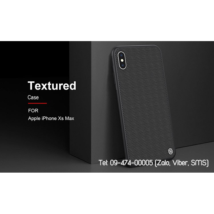 Ốp lưng iPhone Xs Max Nillkin Textured