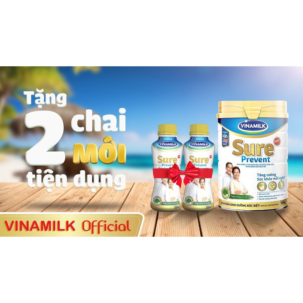 Sữa Dinh Dưỡng Vinamilk Sure Prevent Lon 900g