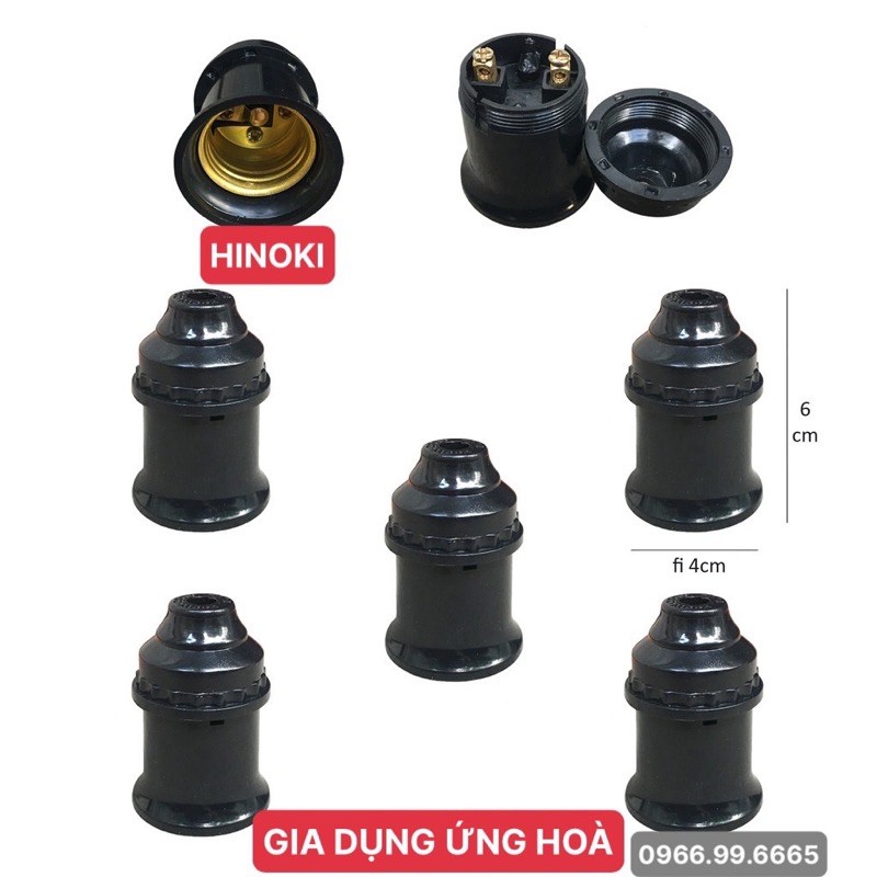 (combo 5)Đui đèn xoáy HINOKI đuôi xoáy-treo thả trang trí ngoài trời chống chịu nước