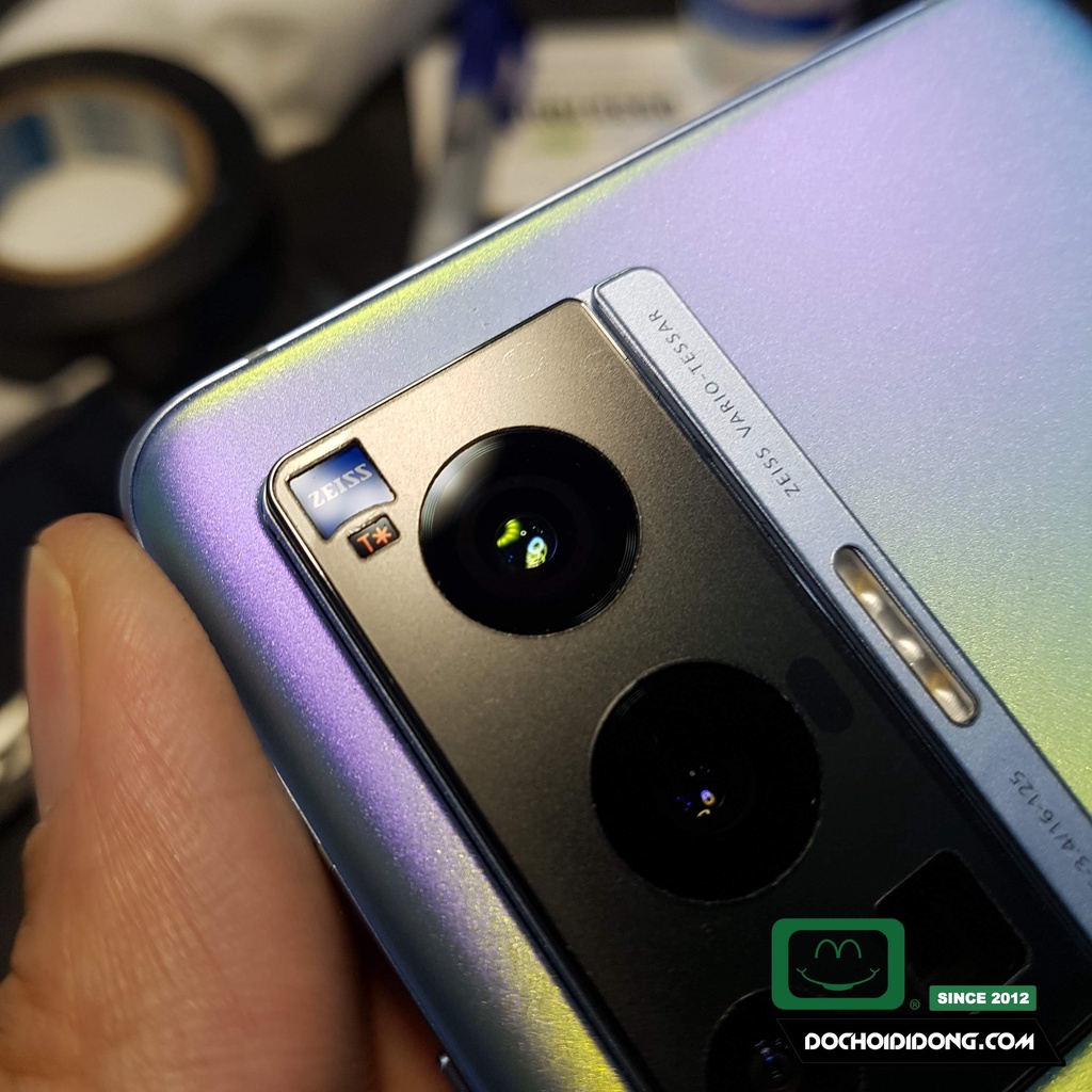 Combo 2 miếng dán cường lực camera Vivo X70 Pro nguyên liệu nhựa nano cao cấp