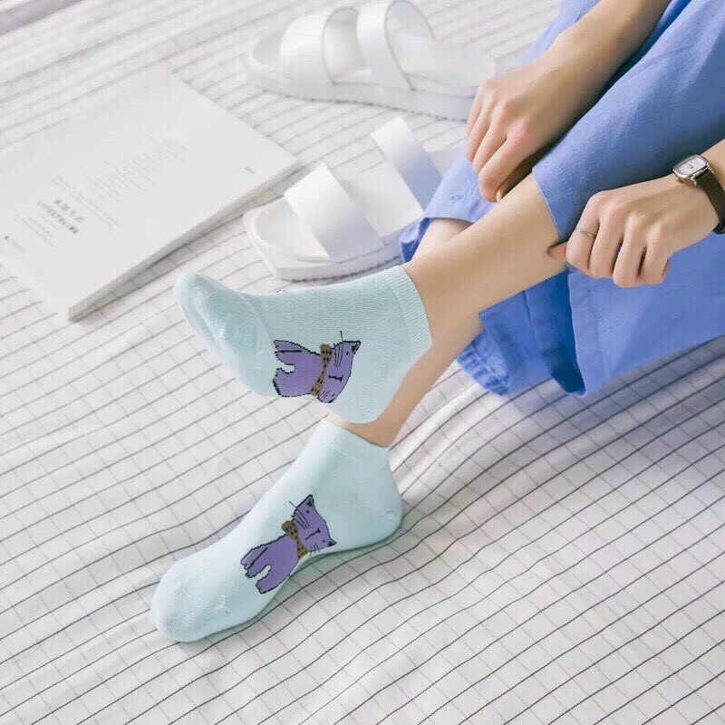 Vớ lười hình chú mèo dễ thương