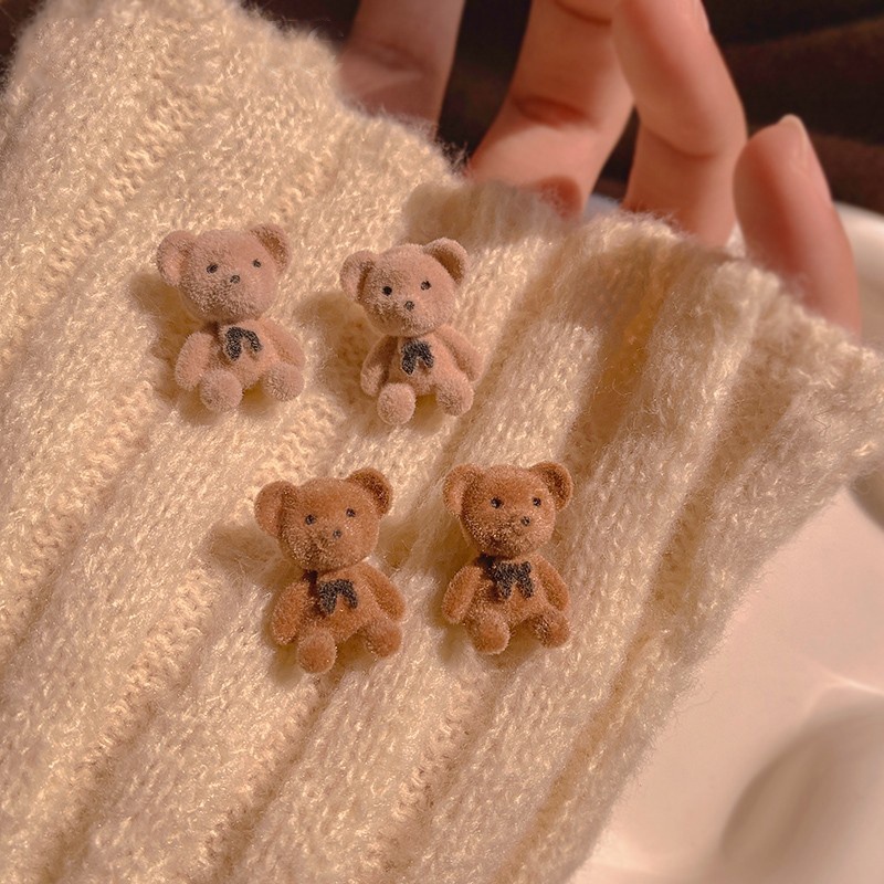 Bông tai hình gấu/ thỏ dễ thương cho nữ