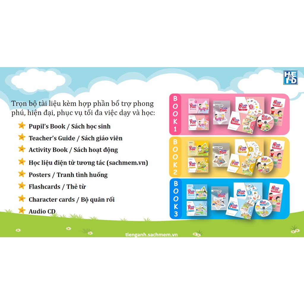 Sách - Bộ My Little Fun book 3 Class book+Activity book (5-6 tuổi)