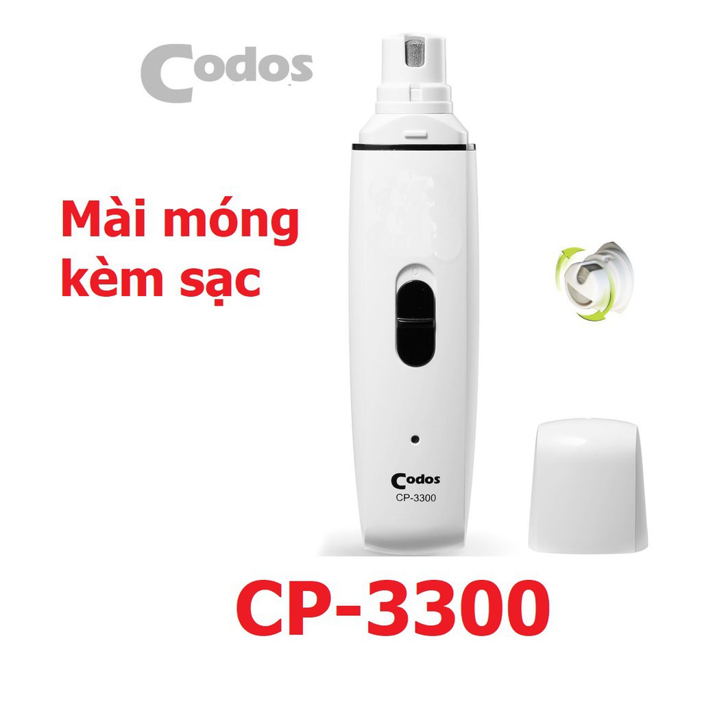 Hanpet.GV- (BH 6 tháng) Máy mài móng thú cưng codos (3 loại) CP 3301 CP- 3300 CP5200 mài móng chó mèo chạy êm