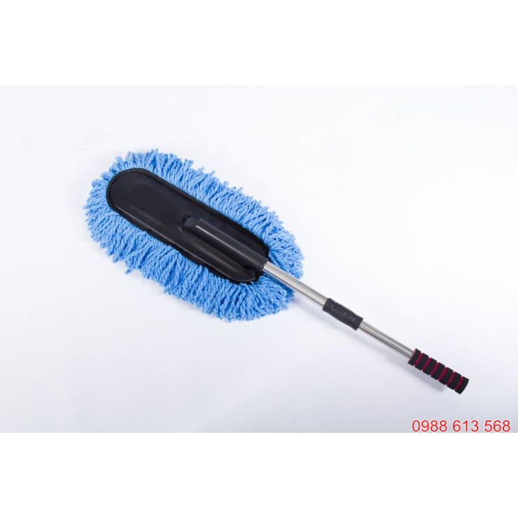 Chổi Rửa Xe Ô Tô - Chổi Lau Xe Ô Tô Sợi Mềm - Cán Điều Chỉnh Được Độ Dài