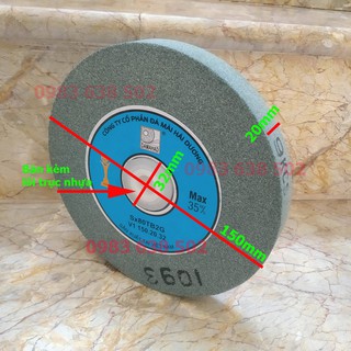 Đá mài hợp kim Hải Dương siêu mịn cho máy mài 2 đá tặng kèm lõi tăng giảm kích thước